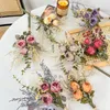 Dekorativa blommor Yomdid Artificial For Wedding Decorations Centerpiece Rose Bouquet Fake Roses Lover Grass Home Table Room DIY Ordna