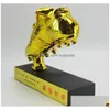 Collectable Voetbalwedstrijd Voetbalfans Souvenir Gouden Laars Trofee Creatieve Hars Ambachtelijke Plating Woninginrichting Artikelen Decoratie Mo Dhnzy