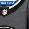 Aangepaste USHL Fargo Force Hockey Jersey Zwart Grijs Heren Jeugd Dames Speler of Nummersteek Genaaid Hoge kwaliteit