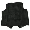 Adult Men Vintage Vest Waistcoat Victorian Black Steampunk Style Gothic Jacquard Swallow Top Costume For Men's Blazer Suit 240104