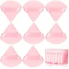 Makeup Sponges 6/8pcs Triangle Powder Puff Soft Sponge Face Make Up Eyes Contouring Shadow Cosmetic Washable Mini Velvet Foundation