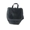 デザイナークラシックブラックドッグと猫を運ぶバックパック防水通気性メッシュペット発信ポメラニアンスモールドッグバッグ