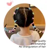 Haarschmuck 100 Teile/satz Kinder Nette Candy Farbe Gitter Welle Elastische Bänder Baby Mädchen Scrunchies Gummi Kind Süße