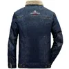 M-6xl Erkekler Ceket ve Palto Marka Giyim Denim Chaqueta Moda Erkek Kot Ceket Kalın Sıcak Kış Giyim Erkek Kovboy YF055 240104