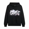 Herr graffiti hoodies designer hoodies tröjor mens amirs hoody logo tryck tröja trend brev stänk bläck droppande jogger män träning en miri hoodie h8