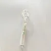 Accessorio per fumare con tubo in vetro colorato Pyrex lungo 11 cm