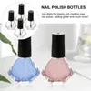 10 Stuks Sheer Nagellak Lege Fles Reizen Flessen Herbruikbare Houders Stand Borstel Abs Gel Container 240105