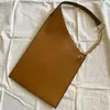Evening Bags Handbags For Women Luxury Designer Slim Shoulder Bag And Purse 2024 In PU Material Vintage Medium Chain Underarm