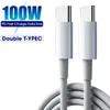 PD 100W 60W USB C do C Kabel danych Szybkie ładowanie dla Huawei Samsung Xiaomi Type C do typu C