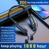 Cell Phone Earphones 1000Hours Playback Wireless Headphones Bluetooth Earphone Neckband Bass Headset Sports Waterproof Earplugs Can Be As Power Bank YQ240105