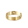 New Love Ring Luxury Jewelry Gold Rings For Women Titanium Steel Alloy Gold-Plated Process Fashion Accessories Never Fade Not Allergic Bsepc