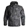 Vestes pour hommes 2024 Veste Fans de l'armée Combat Hommes Vêtements Chasse Coupe-vent Militaire Coupe-vent Vol Pilote Manteau Hood