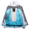 Jaquetas novo inverno quente terno de esqui feminino jaqueta e calças snowboard conjunto feminino à prova dwaterproof água trajes de neve ao ar livre andando wear