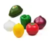 6-Pack Voedsel Savers set voor Avocado Ui Citroen Peper Tomaat Knoflook Keeper Opslagcontainer Keuken Gadget 240105