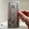 Copia denaro effettivo formato 1:2 dollaro USA Euro oggetti di scena biglietto campione riprese film rete decorazioni rosse sgabello da bar atmosfera Scqjm