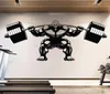 Autocollants muraux Gorilla Gym décalcomanie levage Fitness Motivation Muscle Brawn Barbell autocollant décor Sport affiche B7541320241
