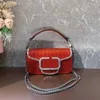 Designers Shoulder Bags With Chain Women Luxury Loco Bag Evening Bags Leather Italy Brand VLT Clutch Handbags Purse Crossbody Handbags 231215