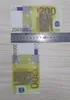 Copia denaro effettivo formato 1:2 dollaro USA Euro oggetti di scena biglietto campione riprese film rete decorazioni rosse sgabello da bar atmosfera Scqjm