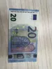 Copier de l'argent Réel 1: 2 Taille Euro Billets en devises étrangères Faux 10 20 50 100 200 500 Pièces de collection Jetons Chip Props Britis Nhgtd