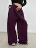 Pantalon féminin Deeptown Y2K Vintage Baggy Grey Pantalons Femmes coréennes Fashion Basique Joggeurs larges de jambes surdimensionnées Rétro 90s Sports noirs