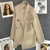 Women's Suits Suit Coat Elegant Sports Casual Blazer Korean Fashion 2024 Jacket Spring Autumn Solid Color Ladies Clothing