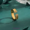 Tifannissm Hoge kwaliteit designerringen te koop Lichte luxe modieuze klassieke gekleurde diamanten paleisstijl ring en design dames hebben originele doos