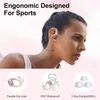 Fones de ouvido de telefone celular TWS Fones de ouvido Bluetooth com microfone embutido Sport Ear Hook LED Display Fones de ouvido sem fio HiFi Stereo Earbuds Fones de ouvido à prova d'água YQ240105