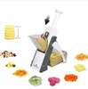 Accessori Cucina Mandolina Affettatrice UNA VOLTA PER TUTTE. Fetta di verdure Cibo Chopper Cutter Dicer Frutta Patate fritte Julinner 240104