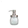Liquid Soap Dispenser Light Luxury Glass Kitchen Shampoo Shower Gel Dispensing Bottle Hand Sanitzer Holder Bathroom Accessories