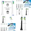 Toothbrushes Head Sonic Toothbrush Heads Pro Rests Standard 4 Brush Hx9034 Hx9024 Toothbrushs Oral Cleaning Drop Delivery Health Beau Dhie6