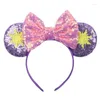 Hair Accessories Girls Mouse Hairband za 5 łuków duże cekiny Uszy DIY DZIECKO PABŁA BUTIKA BUTIKE DOSTOP