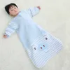 Kış doğumlu karikatür uyku tulumu için zarf bebek slaapzak çıkarılabilir erkek kızlar uyku elbisesi kundak battaniye saco bebe 240105