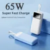 Power Bank 50000mAh avec 65W PD, charge rapide, chargeur de batterie Portable pour iPhone 15 14 13 12 Pro Max Xiaomi