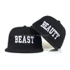 Ball Caps Beauty Beast Cap Hiphop Cap Spring Summer Baseball Snapback Caps for Lover Hats Regulowane płasko wzdłuż kapeluszu słonecznego Casquette upuść dhtan