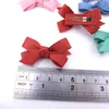 Tiny Bow Snap Klipler Saç Yay Bebek Yürümeye Başlayan Kızlar Butik Yay Timsah Saç Klipler Barrettes Saçkar Aksesuarlar 240105