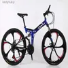 Bikes Foldable Bicycle with Dual Disc Brakes Road Bikes Racing Bicycle Mountain Bike 26 24 Steel 21 Speed Bicycles 2023 DropShippingL240105