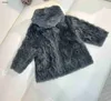 Bébé de luxe Tench manteaux à capuche enfant veste en laine Taille 110-160 peluche enfants vêtements de marque Inner daim fille garçon coupe-vent Jan10