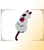 WhiteBlack Winging Tail Cat Design Настенные часы Детская спальня Украшение стены Уникальный подарок Креативный мультфильм Mute DIY Clock2597622