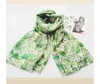 Visrover Long Summer Dames 2021 Fashion Silk Scharpes Viscose Châle Tropical Imprimé avec Scarf de la plage Tassel4854581