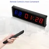 Acessórios 1.5 polegadas LED Fitness Segment Training Timer Multifuncional Gym Black Time e Rest Alternate Cycle Exercício