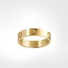4 mm 5 mm 6mm 6mm klasyczny śruba Pierścień Pierścień Mody Pierścienie dla kobiet męskie biżuteria 18k złoty srebrny diamentowy pierścionek luksusowe klejnoty deisgner ohsu