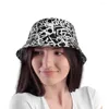 Bérets Street Urban Pattern Graffiti Cool Art Bucket Hat pour femmes hommes étudiants pliable Bob pêcheur chapeaux Panama Cap Streetwear