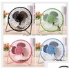 Usb Gadgets Desktop Fan 6 Inch Plug-In Small Student Dormitory Iron Desk Mini Electric Drop Delivery Computers Networking Computer A Dhbfv