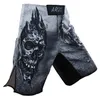 Bull Head Demon King Vrije tijd Boksen Muay Thai Shorts Sport Fiess Vechten Sneldrogend Kicks MMA Sanda Hardlopen Heren Jujutsu Judo Print