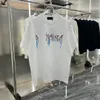 Męskie koszulki designerskie męskie koszule unisex kobiety para mody luźne bawełniane krótkie litery z nadrukiem koszulka Hip Hop streetwear