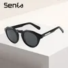 Lunettes de soleil de haute qualité pour femmes et hommes, rondes polarisées rétro, Style de styliste Simple, pour l'extérieur, UV400