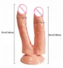 Produkte Dildos Doppeldildo Sex Penetration Vagina und Anus Realistischer Penis Erfolgreiches erotisches Fallusspielzeug für Frauen Masturbation1931921