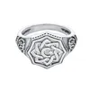 Vintage Crescent Star Signet Ring for Men Muslim Religious Arabic Antique Ring232p