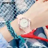 Wristwatches SANDA Ladies Wrist Watches Dress Blue Watch Women Silicone Strap Clock With Day Montre Femme 1053