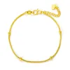 Braccialetti a maglie Design di nicchia Bracciale classico da donna placcato oro 24K Dubai Girl Fashion Semplice squisito accessorio per gioielli regalo